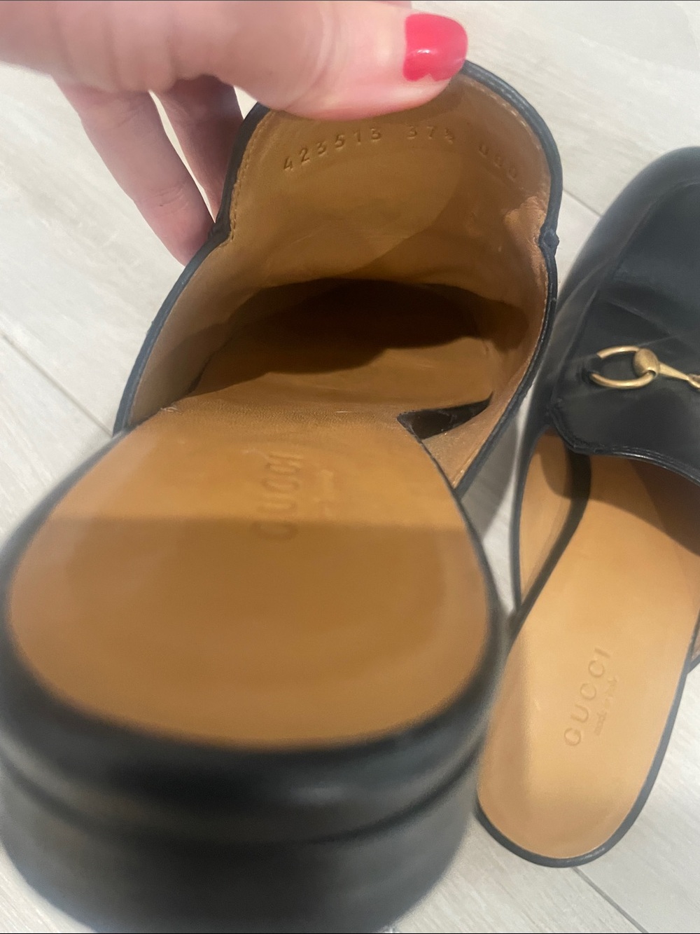 Gucci Princetown Mules Size 37.5 - Picture 9 of 11
